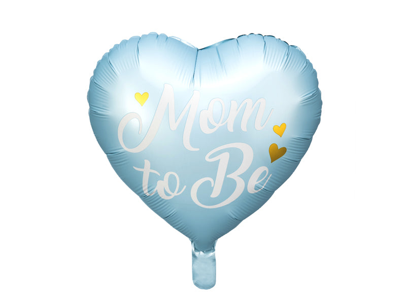 Folija balons “Mom to Be” zils (35 cm)