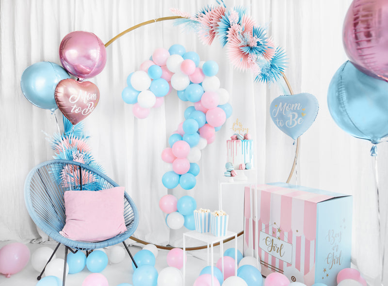 Folija balons “Mom to Be” zils (35 cm)