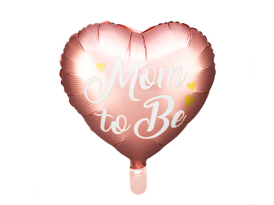 Folija balons “Mom to Be” rozā (35 cm)