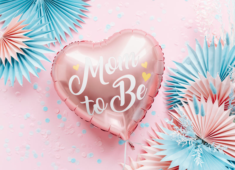 Folija balons “Mom to Be” rozā (35 cm)