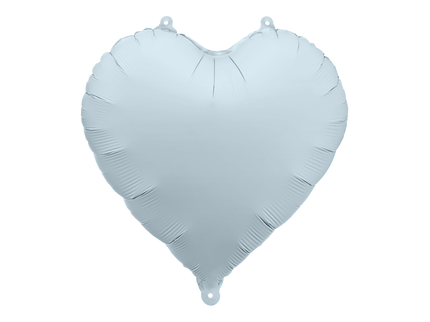 Matēts sirds formas folijas balons, 48 ​​cm, zilā