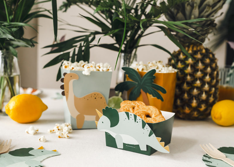 "Dinozauru ballīte" pinterestīgs ballīšu komplekts (70 produkti)