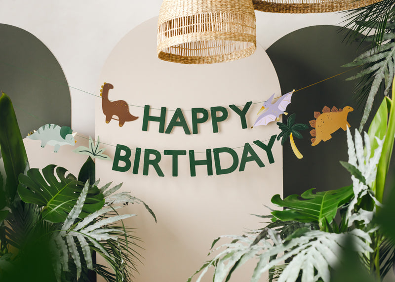 "Dinozauru ballīte" pinterestīgs ballīšu komplekts (70 produkti)