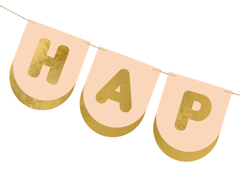 "Happy Birthday" zirgu tematikas virtene 150 cm