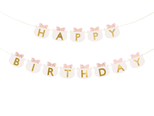 Baneris “Happy Birthday Cats”, 2.8 m – kaķu tematikas dzimšanas dienas dekorācija
