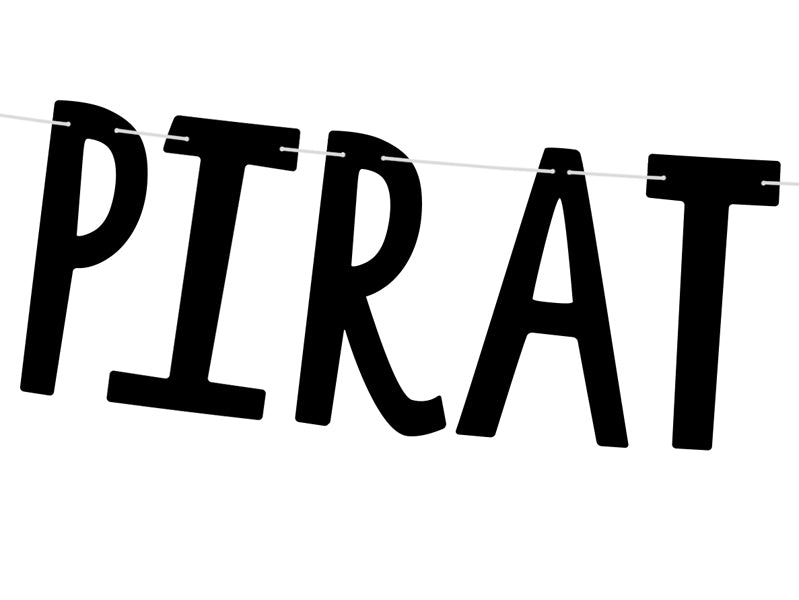 Baneris “Pirates Party”, 100 cm – pirātu ballītes dekorācija
