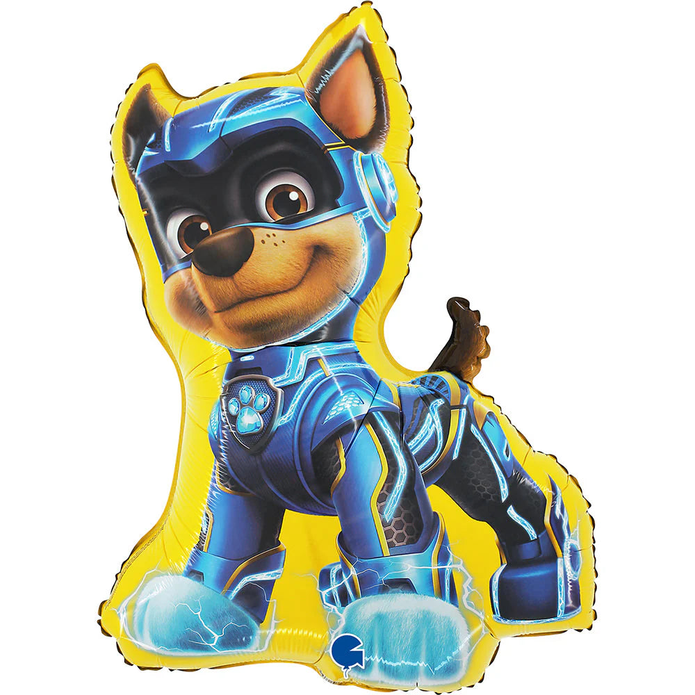 Folija balons "Chase Yellow Paw Patrol Mighty Pups" 61 cm