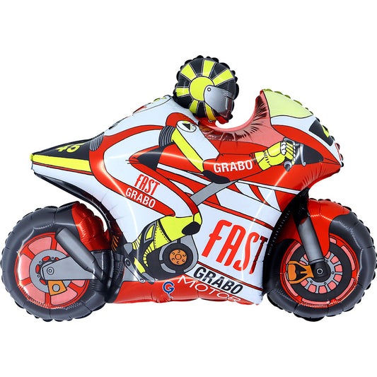 Moto GP folija balons 74cm sarkans