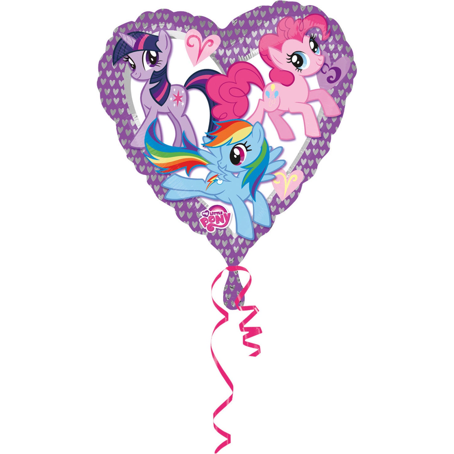 My Little Pony sirds folija balons 43cm