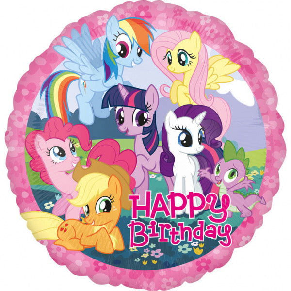 My Little Pony dzimšanas dienas folija balons 43cm