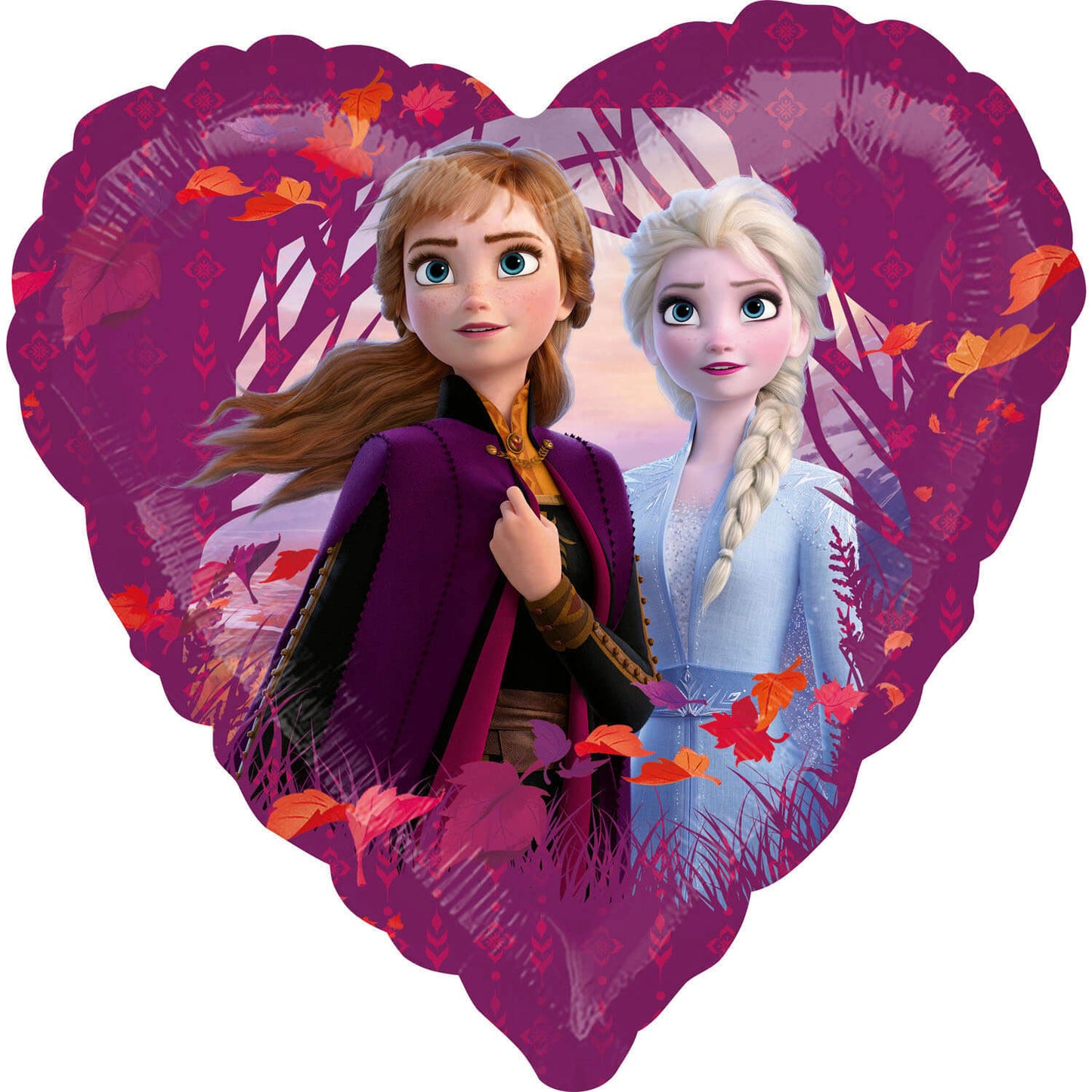 "Frozen 2" sirds folija balons 43cm