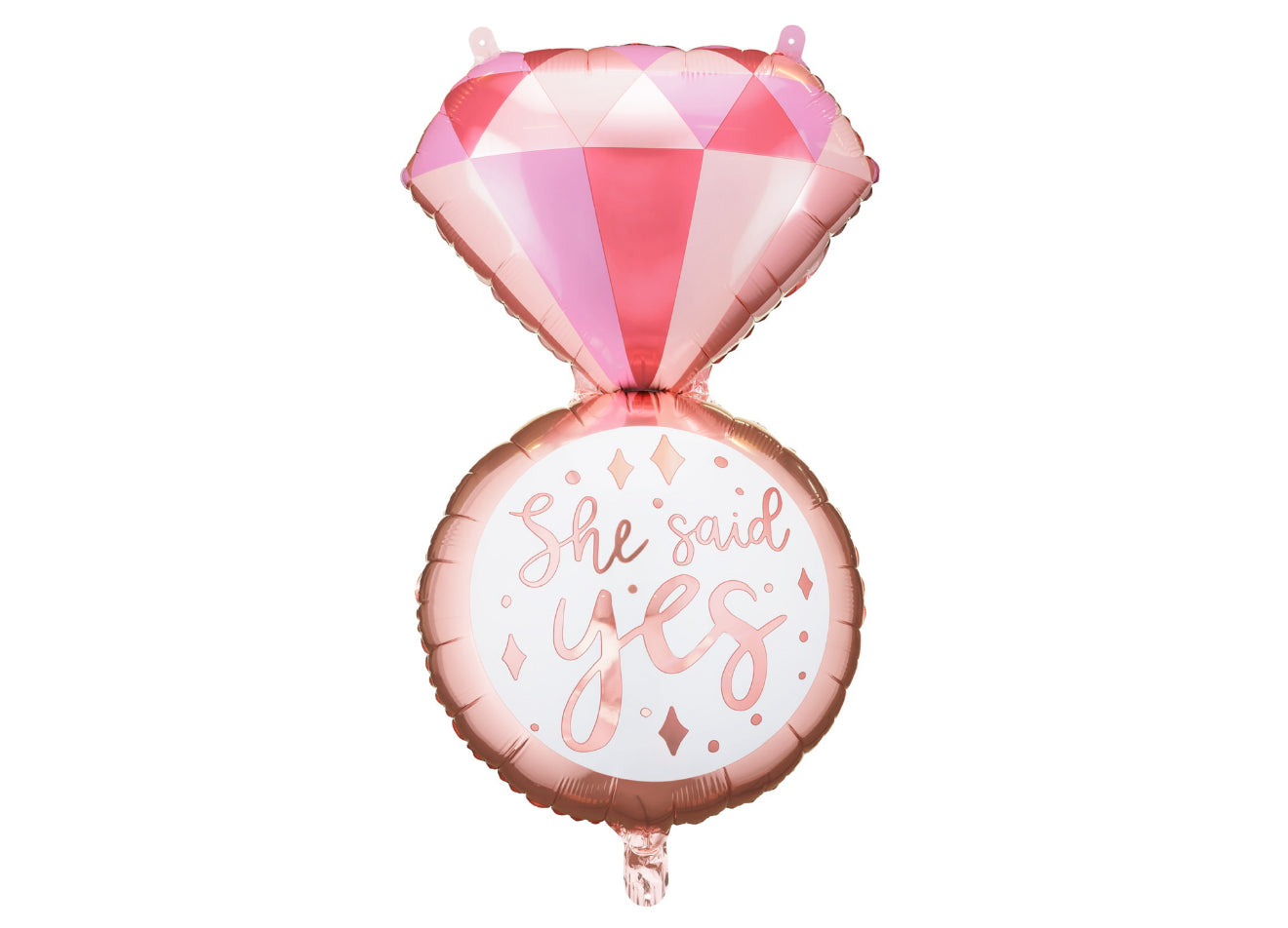 Folijas balons “Gredzena forma”, 41 × 72 cm, krāsu miks