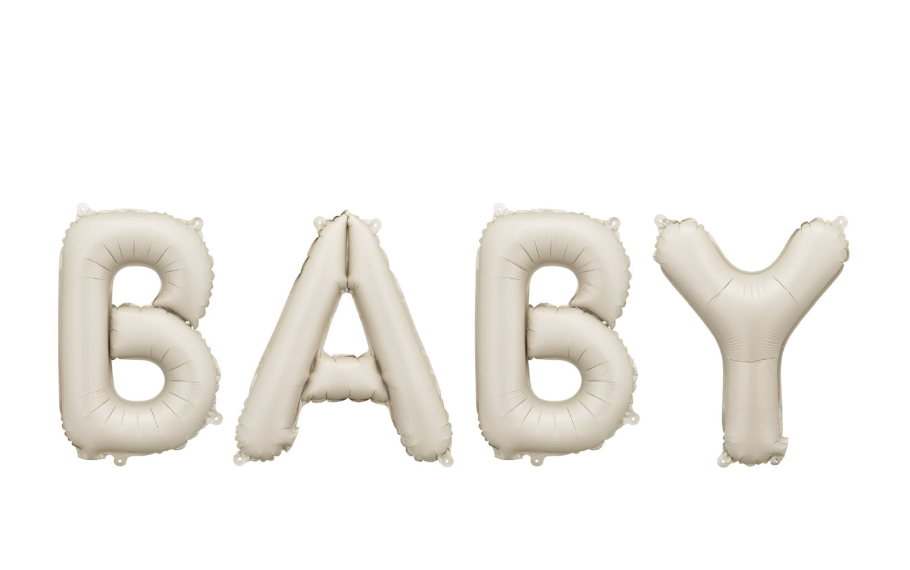 Matēts folijas balons “Baby”, 140 x 43 cm
