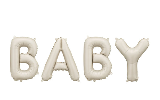 Matēts folijas balons “Baby”, 140 x 43 cm