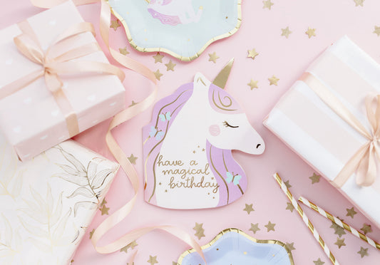 Dzimšanas dienas kartīte “Vienradzis”, krāsu mikss, 15 × 18,5 cm 