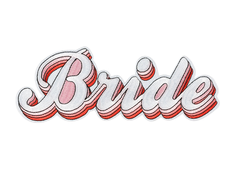 Gludināms uzšuvums “Bride” (22 x 8 cm)