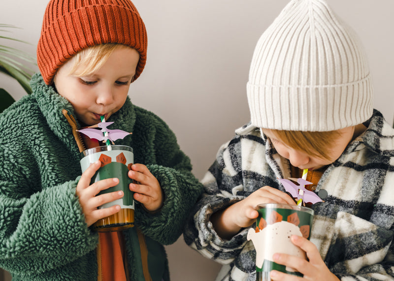 "Dinozauru ballīte" pinterestīgs ballīšu komplekts (70 produkti)