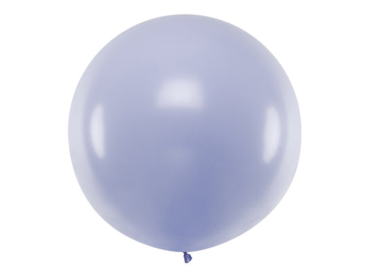Apaļš balons, 1m, "Pastel Light Lilac" krāsa