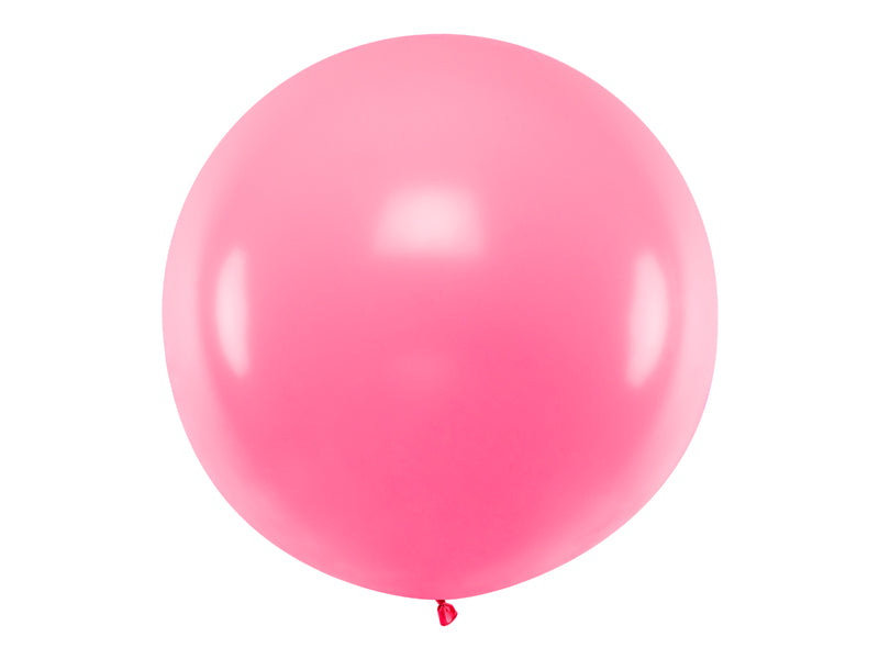 Apaļš balons, 1m,"Pastel Pink" krāsa