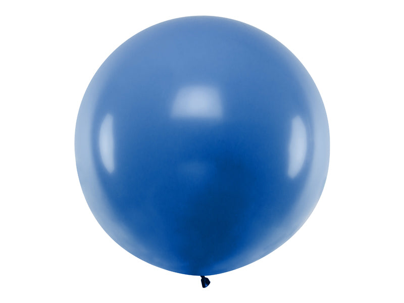 Apaļš balons, 1m, "Pastel Blue" krāsa