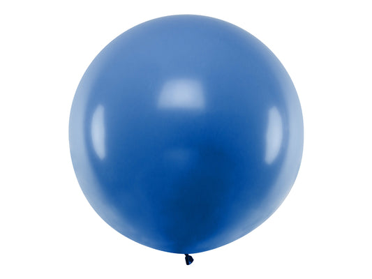 Apaļš balons, 1m, "Pastel Blue" krāsa