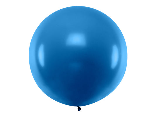 Apaļš balons, 1m, "Pastel Navy Blue" krāsa