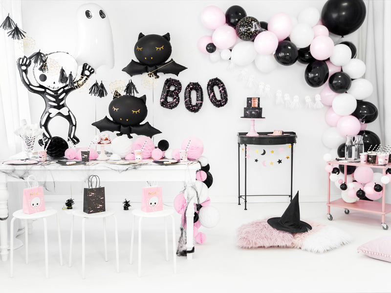 Apaļš balons, 1m, "Pastel Black" krāsa
