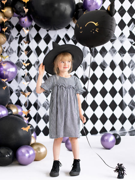 Apaļš balons, 1m, "Pastel Black" krāsa