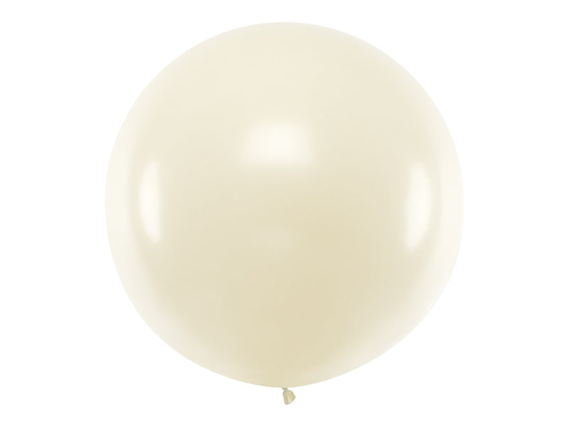 Apaļš balons, 1m, "Metallic Pearl" krāsa