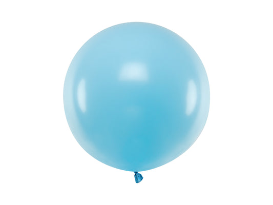 Apaļš balons, 60 cm, "Pastel Light Blue" krāsa