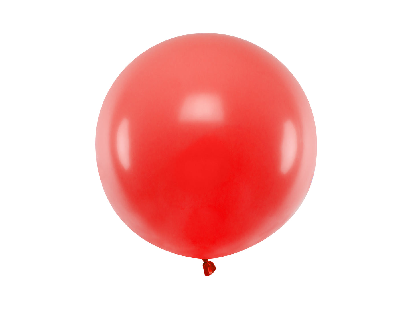 Apaļš balons, 60 cm, "Pastel Poppy Red" krāsa