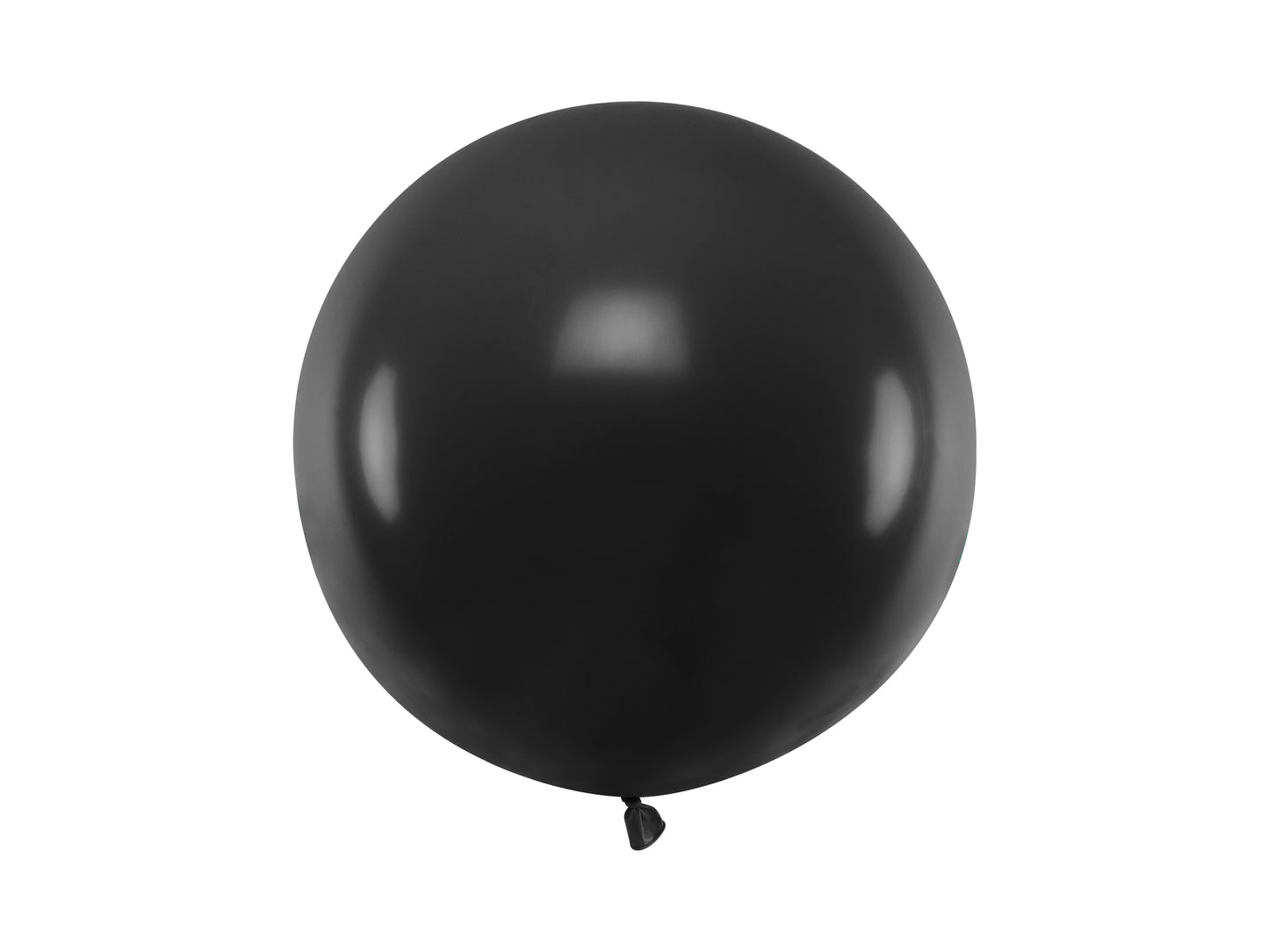 Apaļš balons, 60 cm, "Pastel Black" krāsa