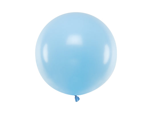 Apaļš balons, 60 cm, Pastels Baby Blue