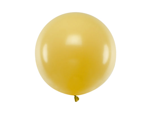 Apaļš balons Metallic Gold 60 cm