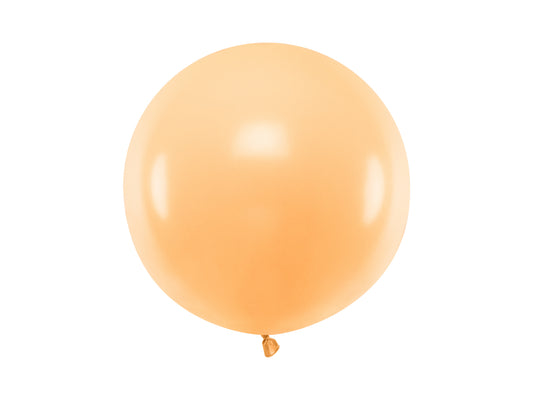 Apaļš balons, 60 cm, "Pastel Light Peach" krāsa