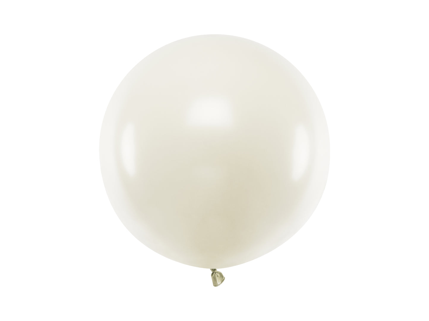 Apaļš balons, 60 cm, "Pastel Light Cream" krāsa