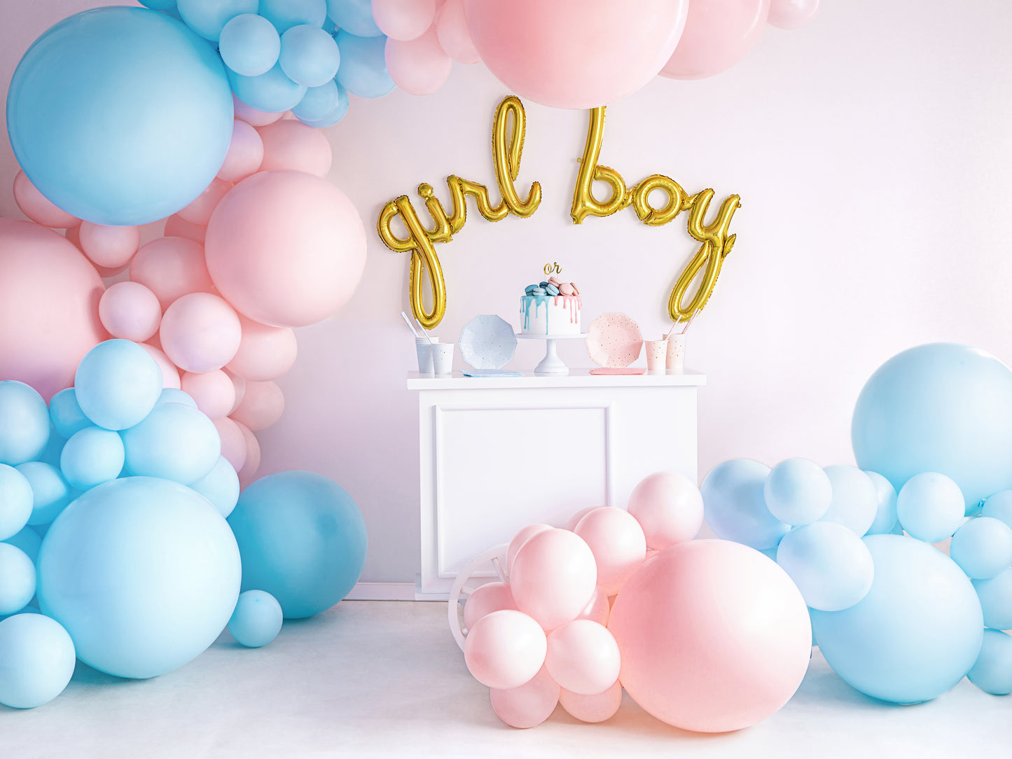 Apaļš balons, 60 cm, "Pastel Light Blue" krāsa