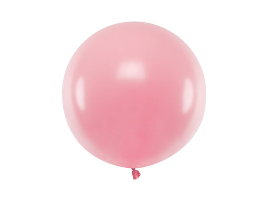 Apaļš balons, 60 cm, "Pastel Baby Pink" krāsa