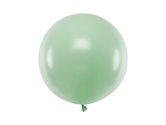 Apaļš balons, 60 cm, Pastels Pistācijas