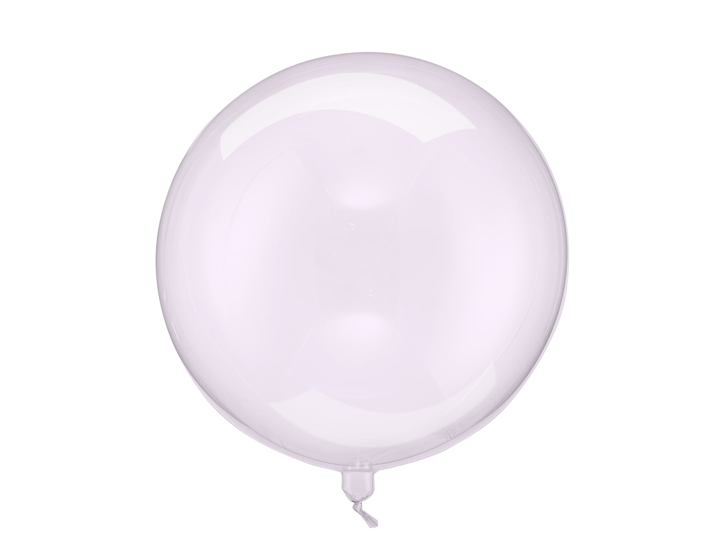 Folijas balons sfēras formā, caurspīdīgi violets. Diametrs apm. 40 cm (16 collas)