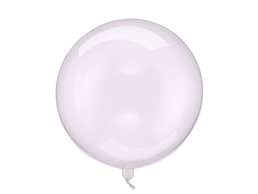 Folijas balons sfēras formā, caurspīdīgi violets. Diametrs apm. 40 cm (16 collas)