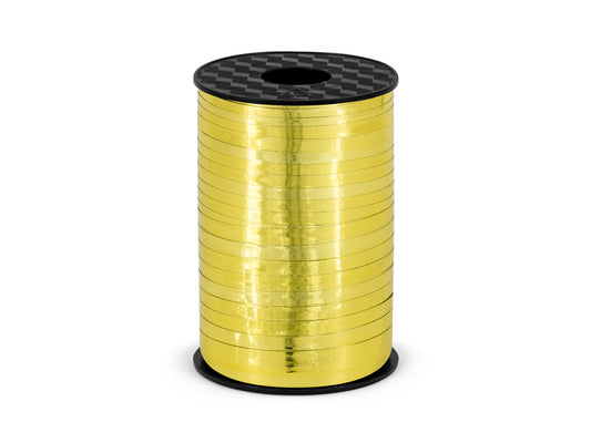 Plastmasas lente baloniem, zelta spīdīgs, 5mm/225m