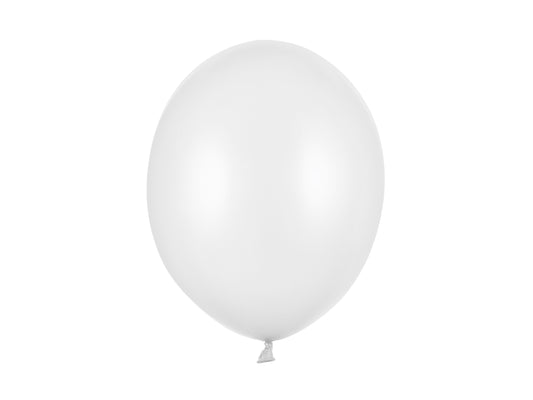 Baloni “Strong” 43 cm, metāliski tīri balts