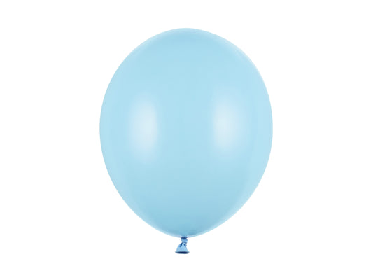 Baloni “Strong” 12 cm, pasteļtoņos gaiši zils