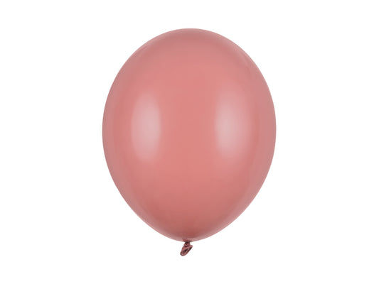 Baloni “Strong” 12 cm, pasteļtoņu mežrozā