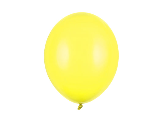 Baloni “Strong” 12 cm, pasteļtoņu citrona miziņa