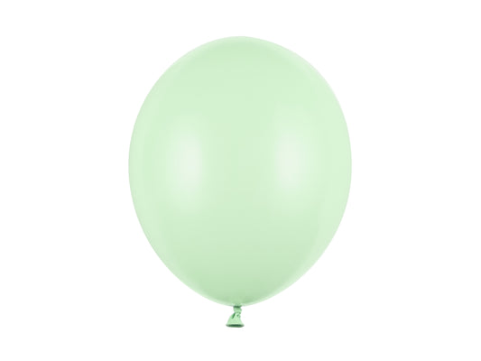 Baloni “Strong” 12 cm, pasteļtoņu pistāciju krāsā