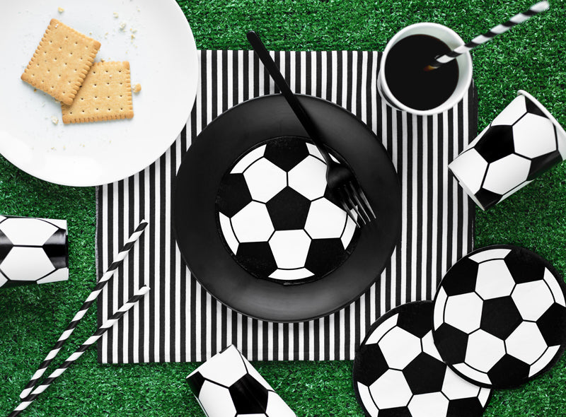 "Futbola ballīte mazā" pinterestīgs ballīšu komplekts (60 produkti)