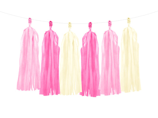 Pušķu virtene (Tassel Garland), krāsu mikss