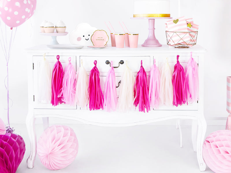 Pušķu virtene (Tassel Garland), krāsu mikss